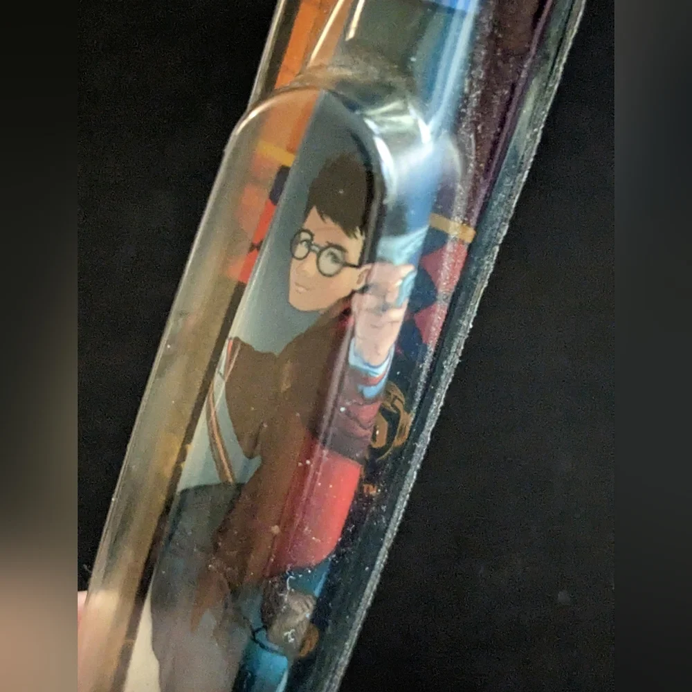 Harry Potter New Rare 2001 Childs Reach Toothbrush 18 Soft Blue Yellow Quidditch